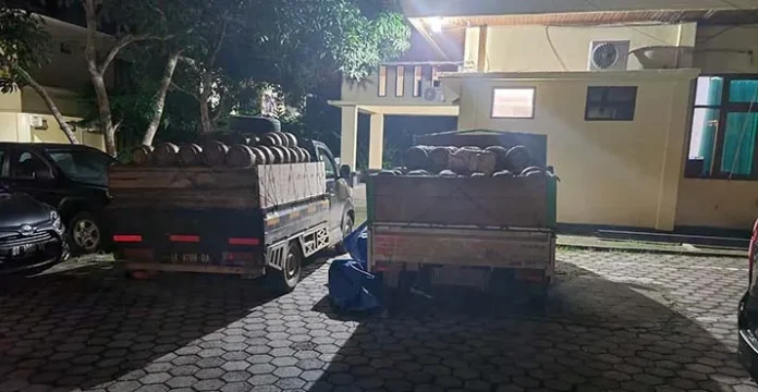 ratusanelpiji Polda Sultra Gagalkan Penyelundupan Ratusan Tabungan Gas Elpiji 3 Kilogram
