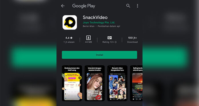 Snack Video Masuk Daftar Entitas Ilegal