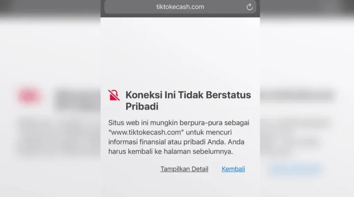tiktokcash di blokir Situs Tiktok Cash Diblokir Kominfo