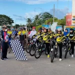 Bupati Mubar Lepas Komunitas Sepeda Kambara Tour ke Kendari