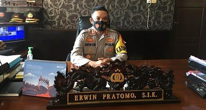 Kapolres Konawe Selatan (Konsel) Sulawesi Tenggara (Sultra) Ajun Komisaris Besar Polisi (AKBP) Erwin Pratomo