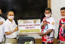 Partai Gerindra Salurkan 2.500 Paket Sembako untuk Kadernya di Konsel Partai Gerindra Salurkan 2.500 Paket Sembako untuk Kadernya di Konsel