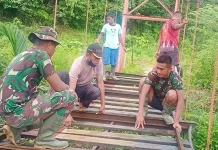 Kapolres Buton Apresiasi Program TMMD Kapolres Buton Apresiasi Program TMMD