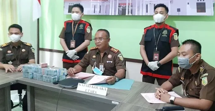 kejarikolutsita Kejari Kolut Sita Uang Kasus Korupsi Pemakaman Senilai Rp350 juta