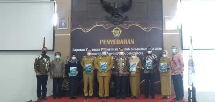 lkpdbpk Empat Pemda di Sultra Serahkan LKPD Lebih Cepat ke BPK