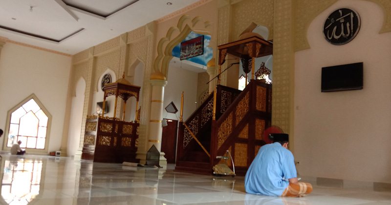 Kemegahan masjid Awaluddin Al Jannah di Kecamatan Tongkuno