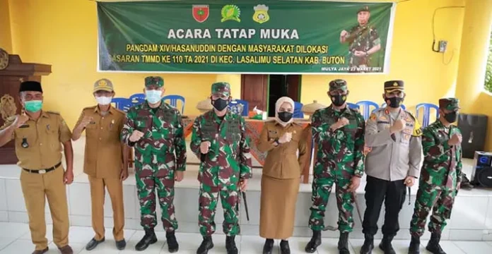 Pangdam XIV Hasanuddin Tinjau Lokasi TMMD di Buton