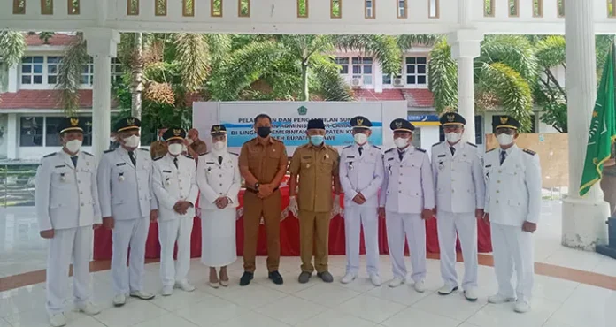 Bupati Konawe Lantik 8 Camat