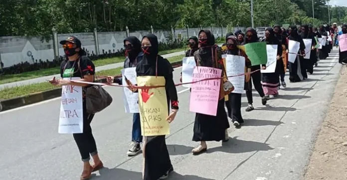 pengesahanruu Peringati IWD, Aktivis Perempuan Sultra Desak Pengesahan RUU PKS