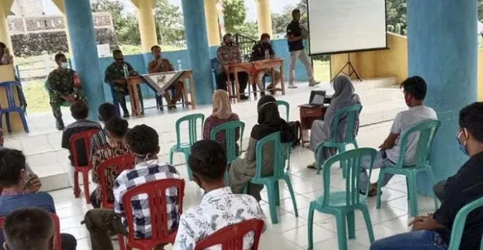 TMMD di Buton, Para Remaja Ikut Penyuluhan Narkoba dan Radikalisme