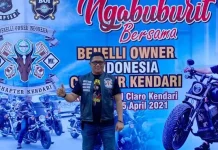 Anggota Komunitas Motor Benelli di Kendari Capai 400 Orang Ketua Benelli Owners Indonesia (BOI) Chapter Kendari, Amril Sabara