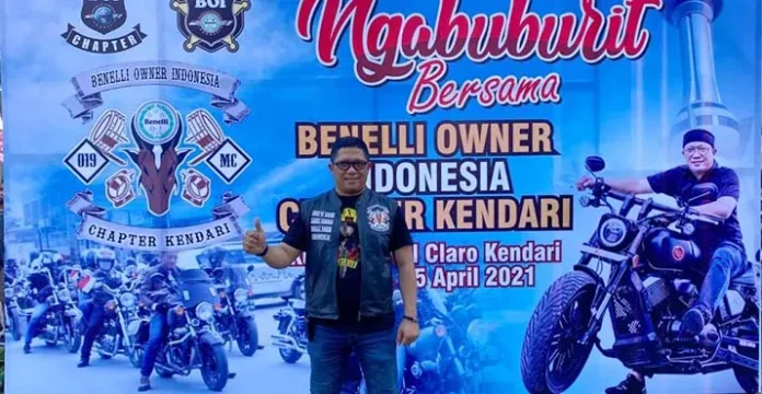 Ketua Benelli Owners Indonesia (BOI) Chapter Kendari, Amril Sabara