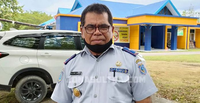 Kepala Dinas Perhubungan (Dishub) Mubar, La Ode Hanafi