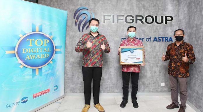 FIFGROUP Raih Top Digital Company Award 2021, Kategori Pembiayaan Sepeda Motor