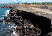 Pantai di Konkep Rawan Abrasi, Pembangunan Talut Jadi Solusi Ilustrasi abrasi
