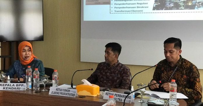 Strategi Forkom Jaringan Produktivitas Sultra Tingkatkan Kapasitas UMKM