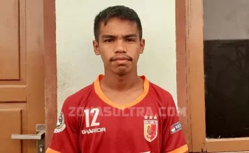 Sosok Harmin, Wakil Tunggal Sultra yang Lolos Seleksi Timnas U-16 Laode Muhammad Harmin Fatahillah
