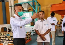 Kunjungi Bulog, Wabup Konsel Pastikan Stok Beras Aman Kunjungi Bulog, Wabup Konsel Pastikan Stok Beras Aman