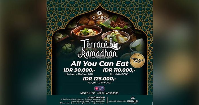 Menu Makanan 13 Provinsi Tersedia di Teras Ramadan Hotel Claro