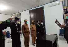 Pemkab Muna Barat Rotasi 9 Pejabat Pemkab Muna Barat Rotasi 9 Pejabat