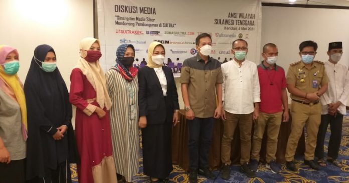 Dihadiri Ketua DPRD dan Sekda Sultra, AMSI Gelar Forum Diskusi