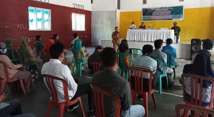 Kesbangpol Wakatobi Sosialisasi Pendidikan Politik di Pulau Binongko