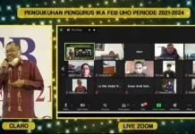 Sulkarnain Dikukuhkan Jadi Ketum IKA Fakultas Ekonomi dan Bisnis UHO Sulkarnain Dikukuhkan Jadi Ketum IKA Fakultas Ekonomi dan Bisnis UHO