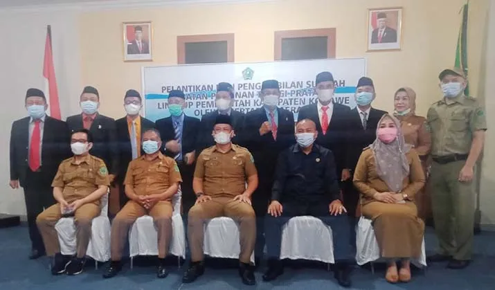 Pemda Konawe Lantik Pejabat, Sejumlah Kepala Dinas Berganti