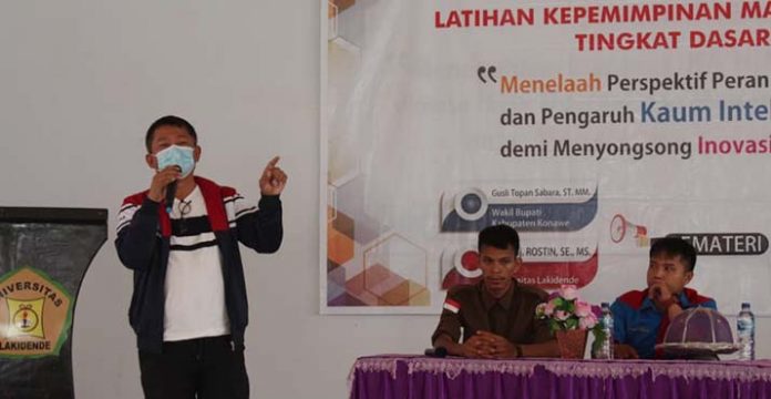 Wabup Konawe Jadi Pemateri di Kegiatan Ikatan Mahasiswa Matematika Indonesia