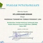 MTs Ummusshabri Kendari Masuk Lima Besar Terbaik di Indonesia MTs Ummusshabri Kendari Masuk Lima Besar Terbaik di Indonesia