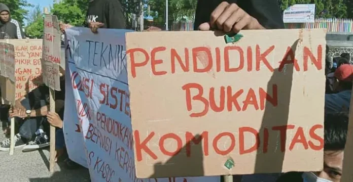 Mahasiswa UHO Suarakan Masalah Pendidikan dan Kasus Penembakan