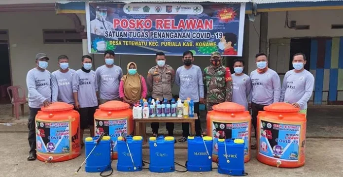 tetewatu Pemdes Tetewatu Aktif Lakukan Upaya Pencegahan Covid-19