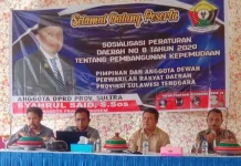 Sosialisasi Perda di Busel, Syahrul Said Ajak Kelompok Pemuda Kembangkan Potensi Desa Sosialisasi Perda di Busel, Syahrul Said Ajak Kelompok Pemuda Kembangkan Potensi Desa