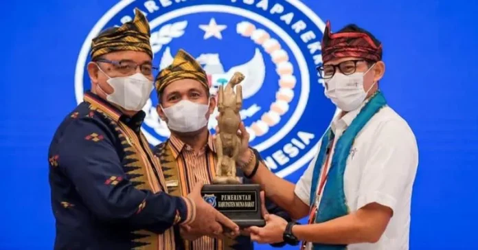 Potensi Wisata Mubar Dipaparkan di Kemenparekraf, Perkelahian Kuda Jadi Favorit Sandiaga Uno