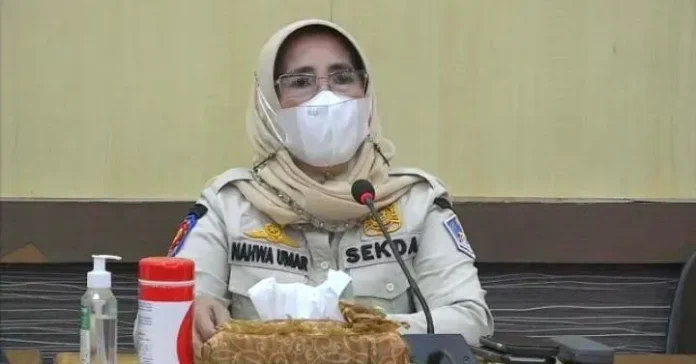 Sekretaris Daerah (Sekda) Kota Kendari Nahwa Umar