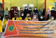Berikut Lima Pengabdian Dosen Farmasi Universitas Mandala Waluya di Moramo Timur Berikut Lima Pengabdian Dosen Farmasi Universitas Mandala Waluya di Moramo Timur