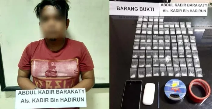 Miliki Sabu 56,10 Gram di Kamar Kost, Pemuda Ini Ditangkap Polisi