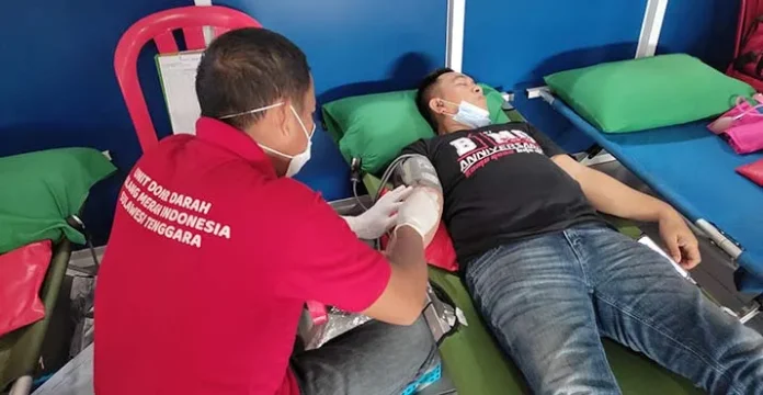 Komunitas BIMO dengan UD Maju Kendari Gelar Aksi Donor Darah