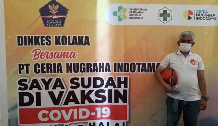 Gandeng PT CNI, Pemerintah Vaksin 1400 Warga Kolaka