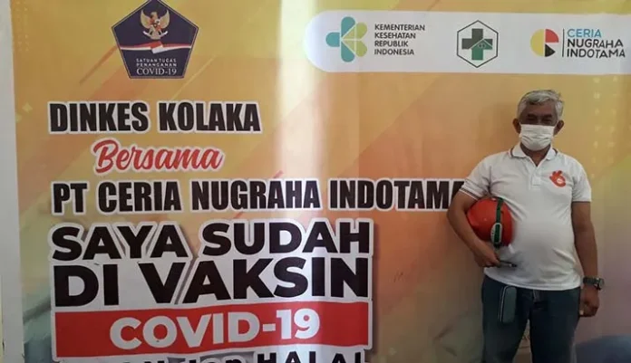 Gandeng PT CNI, Pemerintah Vaksin 1400 Warga Kolaka