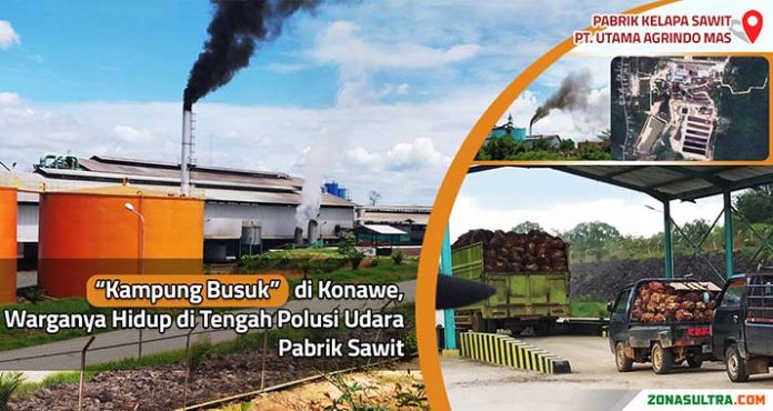 “Kampung Busuk” di Konawe, Warganya Hidup di Tengah Polusi Udara Pabrik Sawit (Bagian-2)