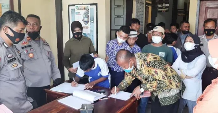 Polsek Abeli Gelar Mediasi Aksi Tawuran Antarpelajar