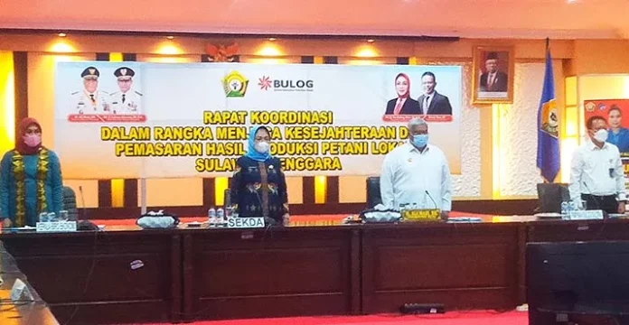 mouberas Seluruh Pemda di Sultra Sepakat MoU dengan Bulog untuk Penyaluran Beras