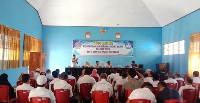 Jelang Penerimaan Siswa Baru, Dikmudora Kendari Gelar Sosialisasi