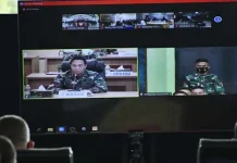 Amankan Obvitnas, Satgas Yonif 725 Woroagi Terima Pengarahan dari Kasad secara Virtual Amankan Obvitnas, Satgas Yonif 725 Woroagi Terima Pengarahan dari Kasad secara Virtual