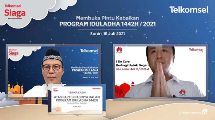 Iduladha 1442 H, Telkomsel Salurkan Hewan Kurban di 5 Tempat di Kendari