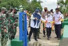 Bendungan Kartika Hasil Kerja TMMD Diresmikan Bupati Koltim Bendungan Kartika Hasil Kerja TMMD Diresmikan Bupati Koltim