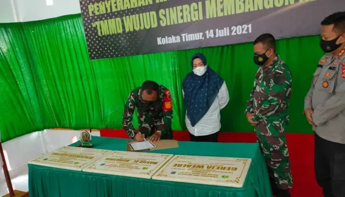 Hasil Kerja TMMD di Koltim Diharap Menjadi Berkah bagi Warga