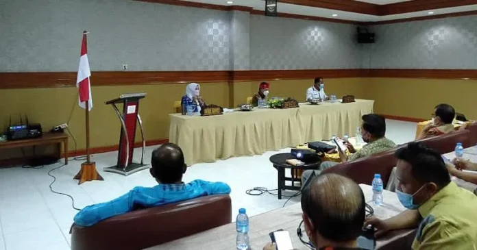 Usai Dilantik, Bupati dan Wabup Wakatobi Gelar Rakor Bersama OPD hingga Camat