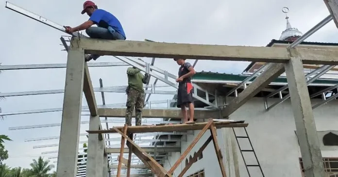 TMMD ke-111, Progres Pembangunan Masjid Al Muhajirin di Koltim Capai 81 Persen